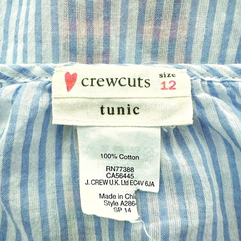 Crewcuts | Lightweight Striped Tunic Top (12) - Picture 3 of 3